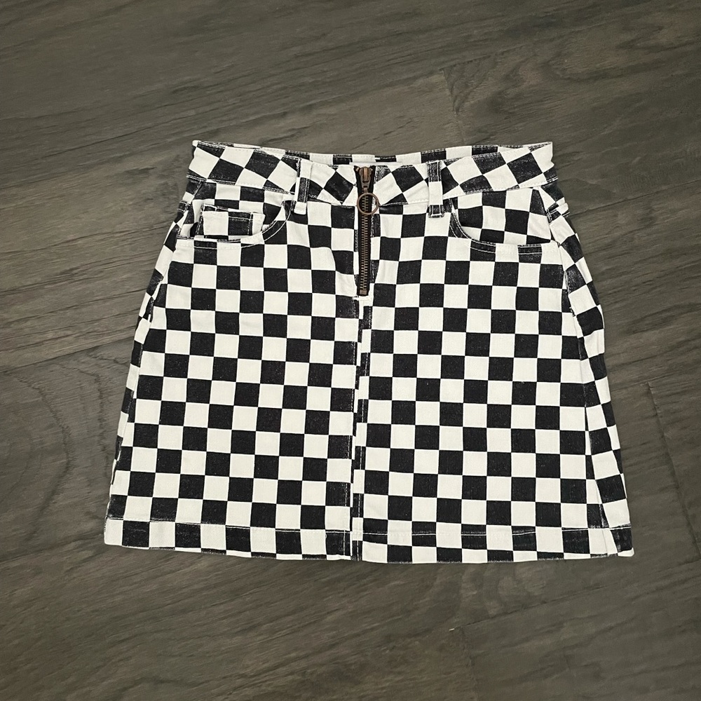 Urban Outfitters Checkered Mini Skirt
